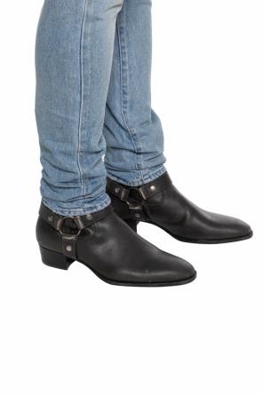 ‘wyatt’ used-look ankle boots, zdjęcie 2 ‘wyatt’ used-look ankle boots od Saint Laurent